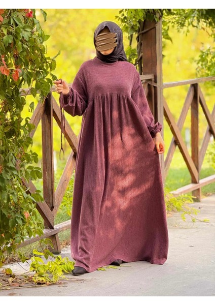 Ankanoor Robalı Oversize Örme Elbise ANKA255110
