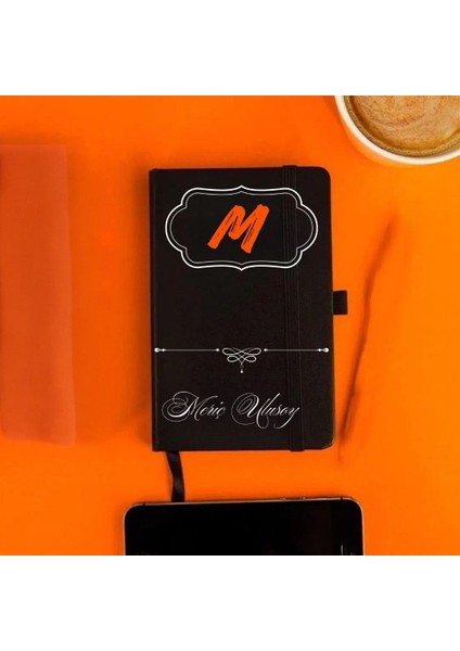 Kişiye Özel Isim Yazılı Deri Kapaklı Not Defteri – Şık ve Zarif Tasarım