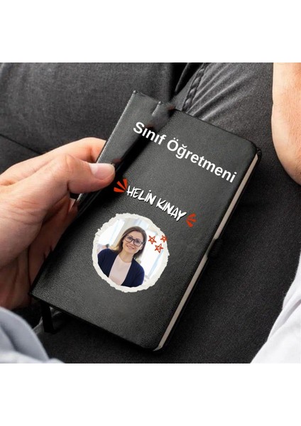 Kişiye Özel Fotoğraflı ve Isim Baskılı Deri Not Defteri – Öğretmenler Günü Hediyesi fırsatları