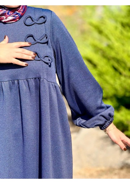 Ankanoor 3 Fiyonklu Örme Elbise ANKA255109 fırsatları