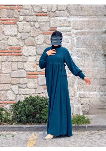 Ankanoor Yandan Bağlamalı Dantelli Örme Elbise ANKA255105 modelleri