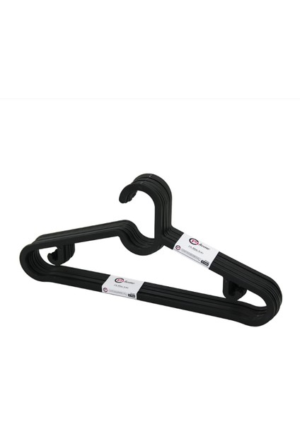 Pi HOME-528 Siyah 2A SLIM10'LU Elbise Askısı