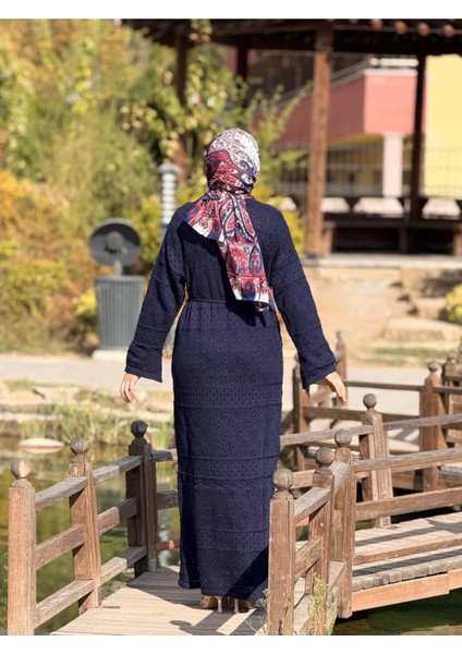 Ankanoor Uzun Kol Içlikli Otantik Otantik Triko Elbise ANKA252004