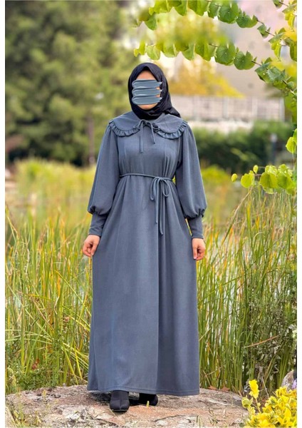 Ankanoor Seyyar Bebe Yakalı Örme Elbise ANKA255106