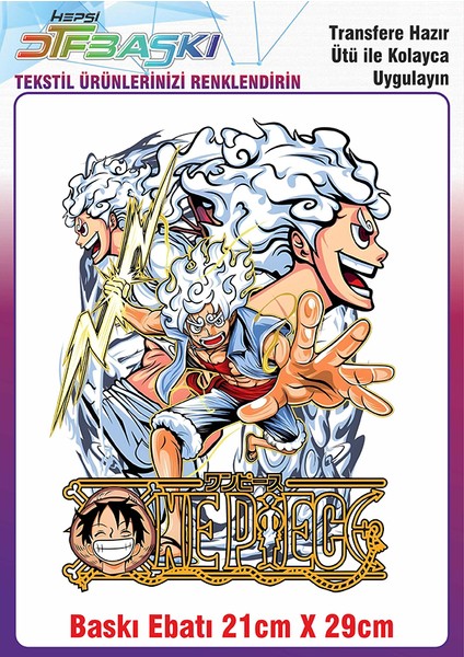 Anime Manga Ütü ile Yapışan Kumaş Tekstil Kıyafet Dtf Baskı