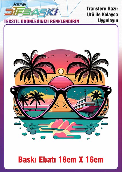 Özel Tasarım Ütü ile Yapışan Kumaş Tekstil Kıyafet Dtf Baskı 2668