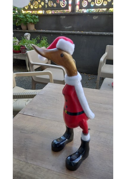 Noel Baba Ördek Tik Ağacı 35X12