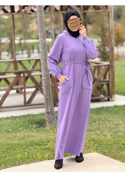 Ankanoor Kapüşonlu Sweat Elbise ANKA252007 modelleri