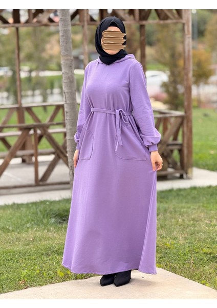 Ankanoor Kapüşonlu Sweat Elbise ANKA252007