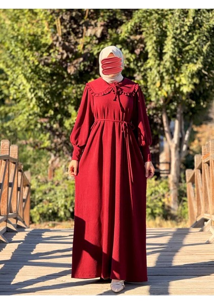 Ankanoor Seyyar Bebe Yakalı Örme Elbise ANKA255106