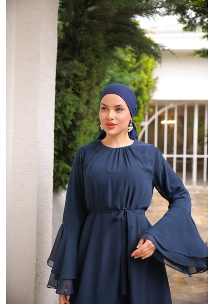 Ankanoor Astarlı Şifon Elbise ANKA255088 fiyatları