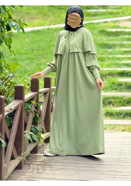 Ankanoor Pelerinli Örme Elbise ANKA255108 fiyatları