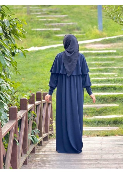 Ankanoor Pelerinli Örme Elbise ANKA255108