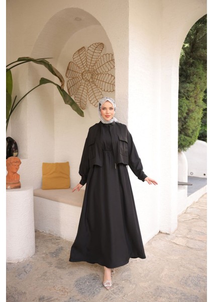 Ankanoor Keten Ceket Elbise Takım ANKA255091 indirimleri