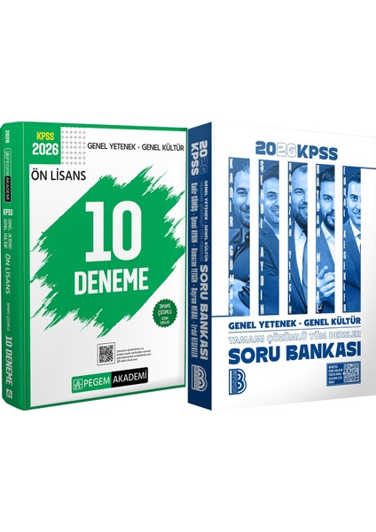 2026 Kpss Tüm Dersler Tamamı Çözümlü Soru Bankası - 2026 Kpss Ön Lisans Çözümlü 10 Deneme