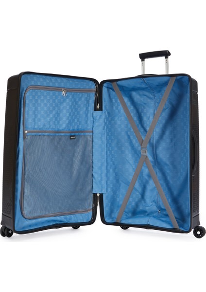 04PC7060 Polipropilen 3 Lü Valiz Seti Siyah indirimleri