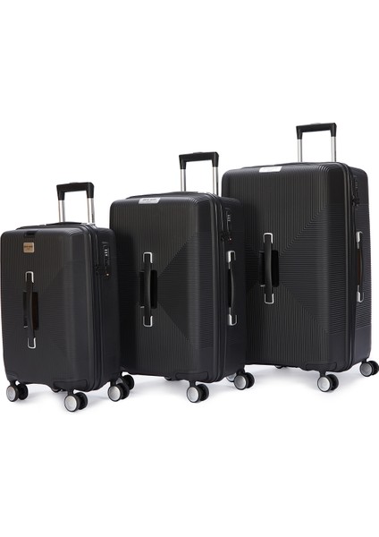 04PC7080 Polipropilen 3 Lü Valiz Seti
