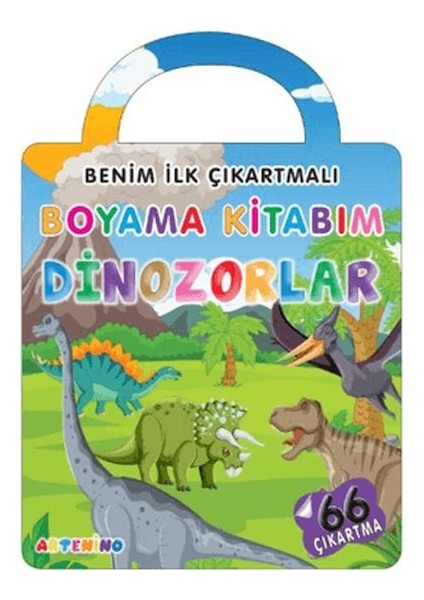 Benim Ilk Çıkartmalı Boyama Kitabım - Dinozorlar