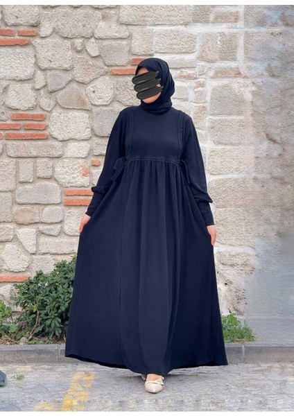 Yandan Bağlamalı Dantelli Örme Elbise 255105