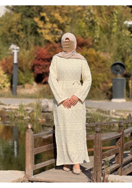 Ankanoor Uzun Kol Içlikli Otantik Otantik Triko Elbise ANKA252004 indirimleri