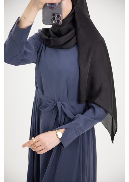 Ankanoor Modal Cupra Yırtmaç Kol Drapeli Elbise ANKA253003 fiyatları