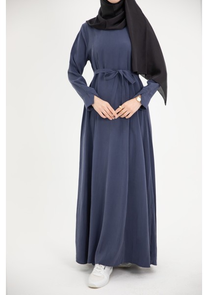 Ankanoor Modal Cupra Yırtmaç Kol Drapeli Elbise ANKA253003 indirimleri