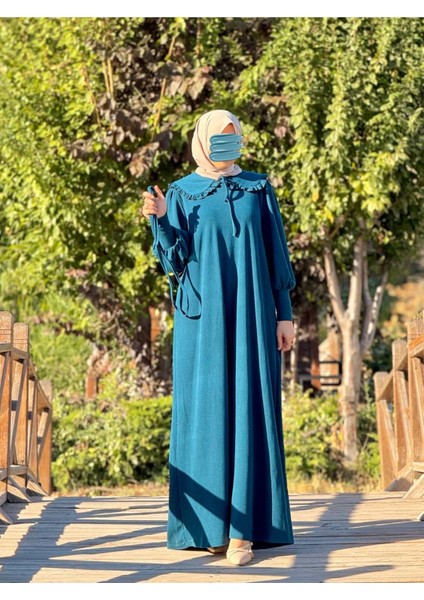 Ankanoor Seyyar Bebe Yakalı Örme Elbise ANKA255106 fırsatları