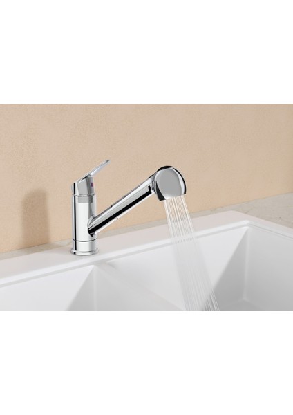 Vitra Punto A41192 Fonksiyonel Eviye Mutfak Bataryası ,krom modelleri