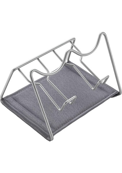 Sodatex 2 - Çift Şişe Rafı. Gri Renkte Polytherm Kaplama. Boyutlar: 21X17X14 cm