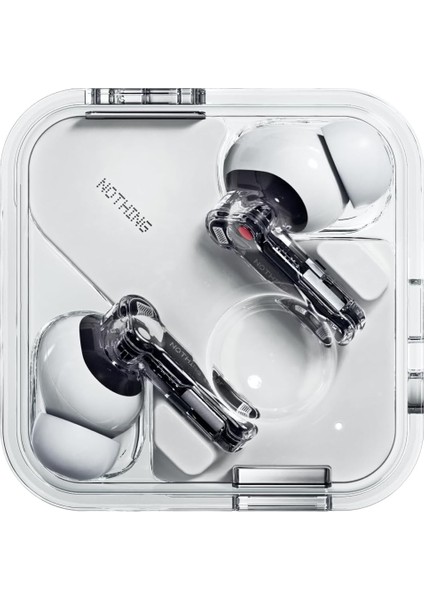 Chatt Entegrasyonlu Kablosuz Kulaklık, 24 Bit Yüksek Çözünürlüklü Ses, Akıllı Aktif Gürültü Azaltma, Gelişmiş Ekolayzer ve 40,5 Saate Kadar Dinleme - Beyaz