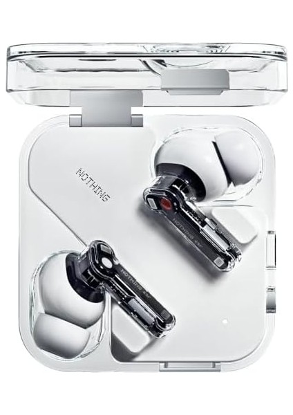 Chatt Entegrasyonlu Kablosuz Kulaklık, 24 Bit Yüksek Çözünürlüklü Ses, Akıllı Aktif Gürültü Azaltma, Gelişmiş Ekolayzer ve 40,5 Saate Kadar Dinleme - Beyaz fiyatları