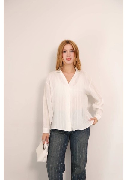 Kendinden Çizgili London Gömlek fiyatları