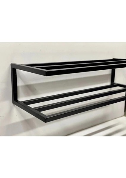 Modern 2 Katlı Açık Ayakkabı Rafı -Çok Amaçlı Duvara Monte Raf indirimleri