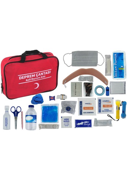 Techmrt Deprem Çantasi S.o.s. Acil Durum Kiti