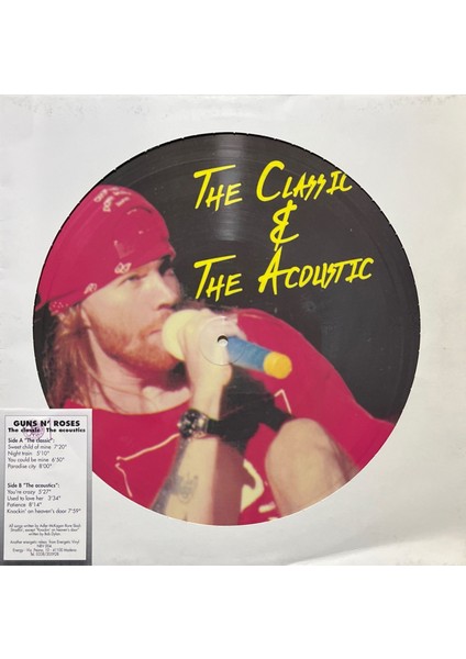 Guns 'n' Roses The Classic & The Acoustic Picture Disc Lp Plak