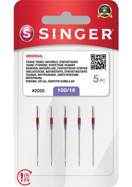 Iğne Standart 16 Numara (5'li Blıster)