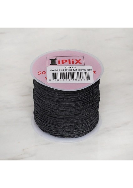 Loren Paraşüt Ipi 50 mt Koyu Gri