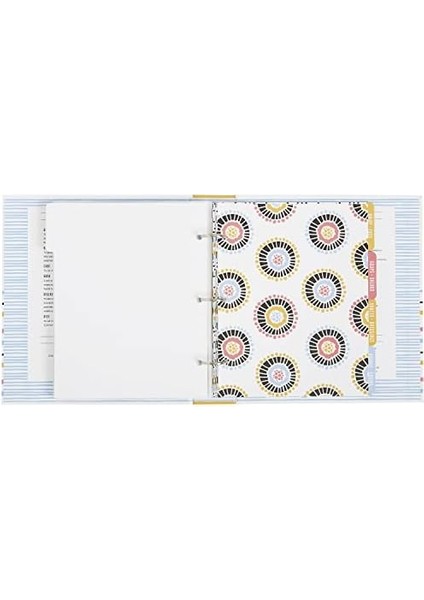 Gibson Bloom Cep Sayfası Kitap Klasörü, Tarif Dizin Kartları, 21,5 cm G x 23,7 cm U, Çok Renkli modelleri