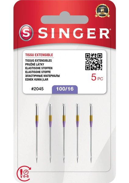 Jarse Iğnesi 16 Numara (5'li Blıster)