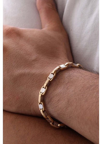 14 Ayar Altın Erkek Bileklik