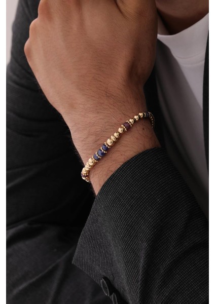 14 Ayar Renkli Toplu Zincir Altın Erkek Bileklik fiyatları