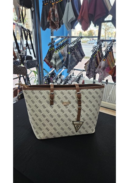 Krem Bayan El Çantası modelleri