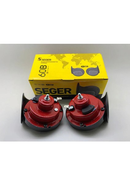 Techmrt Salyangoz Korna Dadat Takim-Tek Teminalli 12V