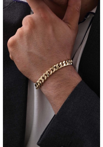 14 Ayar Gurmet Zincir Altın Erkek Bileklik fiyatları