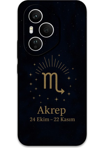 Honor 400 Pro Uyumlu Akrep Burcu Desenli Telefon Kılıfı + Ekran Koruyucu - 5775