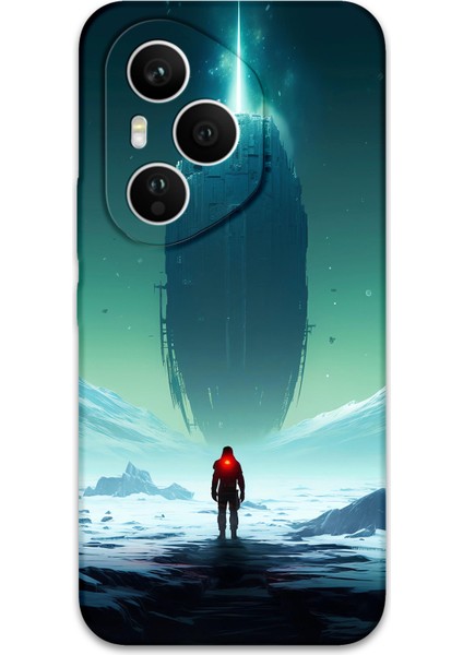 Honor 400 Pro Uyumlu Uzay Desenli Telefon Kılıfı + Ekran Koruyucu - 5864