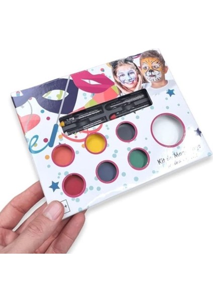 Çocuklar Için Yüz Boyama / Boya Kalemi -13 Parça Kutu Seti ile Canlı Parlak Renkler fiyatları