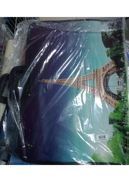 Paris Eyfel Kulesi Temalı 37X54 Proje ve Resim Çantası