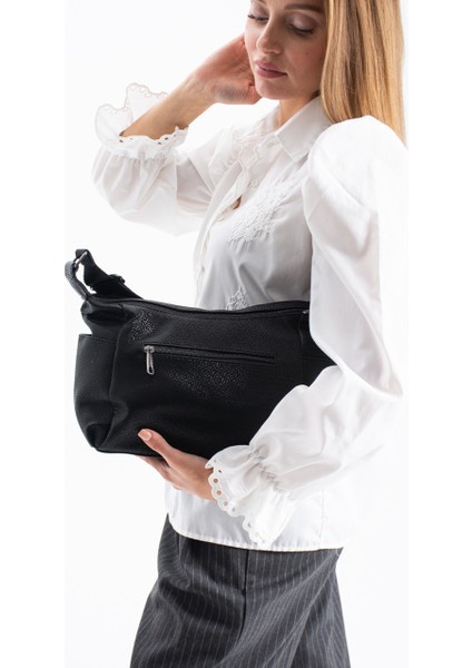 Kadın Ayarlanabilir Çapraz Askılı Çok Gözlü Suni Deri Omuz Çantası 1434 fiyatları