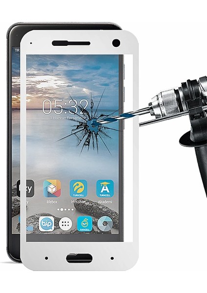Turkcell T80 3D Full Kaplama Kırılmaz Cam Ekran KORUYUCU-(5775) - T997G988-Z88997 fırsatları